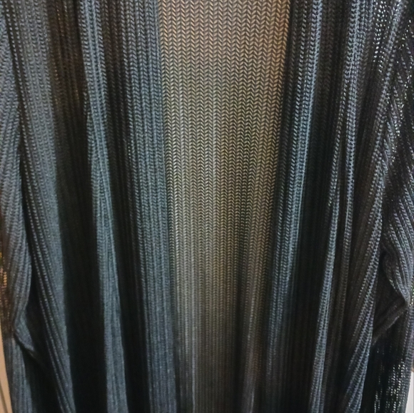 NY collection, Size 3x, see through Open Front Cardigan to wear over clothes - Picture 3 of 6